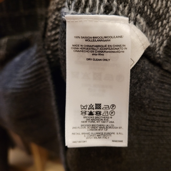 Brooks Brothers Argyle Saxxon Wool Sweaters - Picture 8 of 10